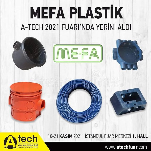 Mefa Plastik took its place in A-Tech 2021 Fair.